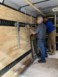 Antenna will hang on wall